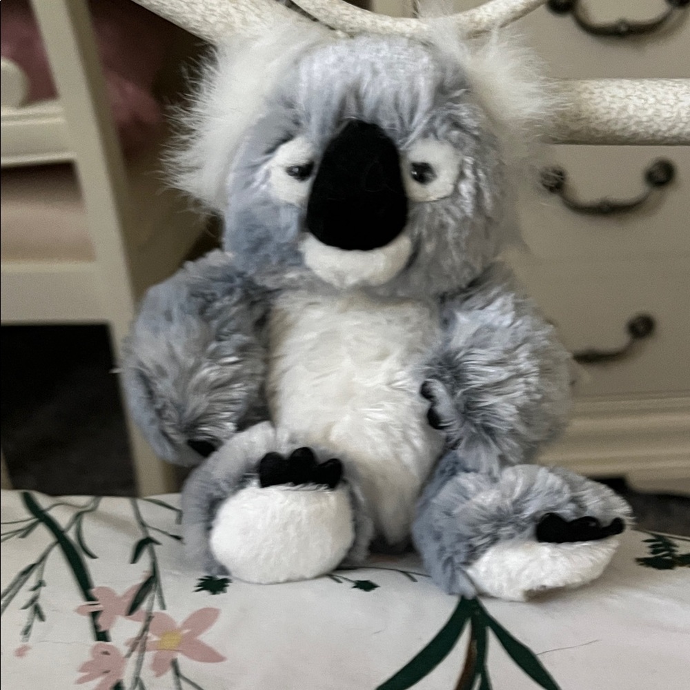 GANZ Gray and White Koala Stuffed Animal